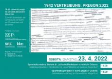 “1942 VERTREIBUNG. PREGON 2022”